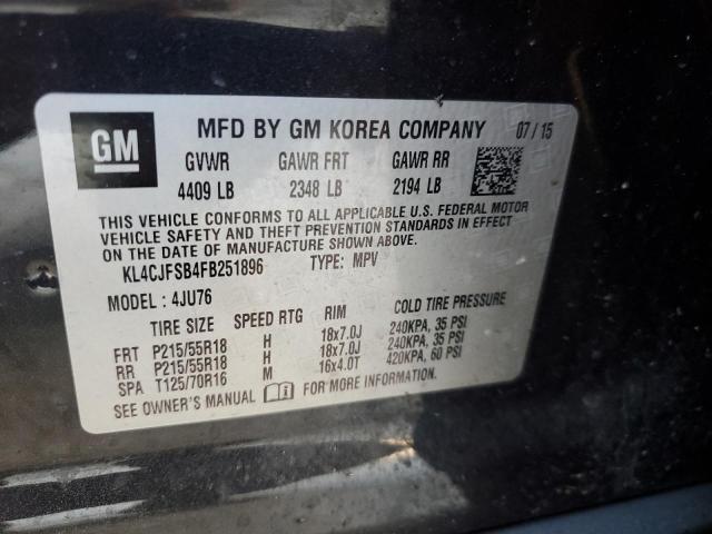 2015 BUICK ENCORE CON - KL4CJFSB4FB251896