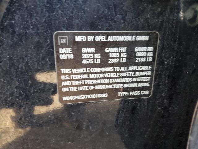 2019 BUICK REGAL ESSE W04GP6SX7K1010393
