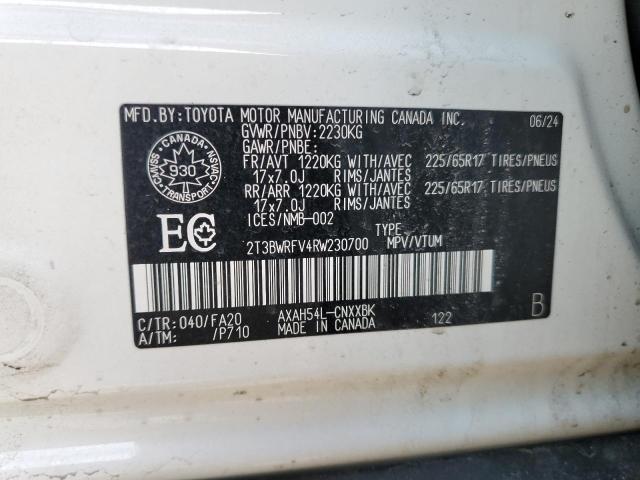 2024 TOYOTA RAV4 LE - 2T3BWRFV4RW230700