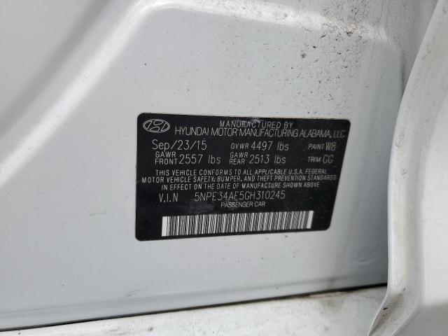 2016 HYUNDAI SONATA SPO - 5NPE34AF5GH310245
