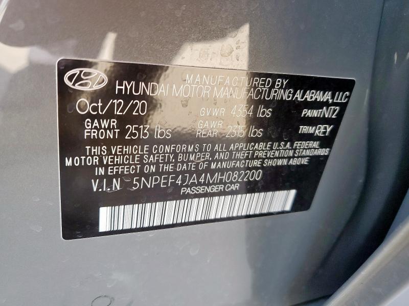 2021 HYUNDAI SONATA SEL - 5NPEF4JA4MH082200