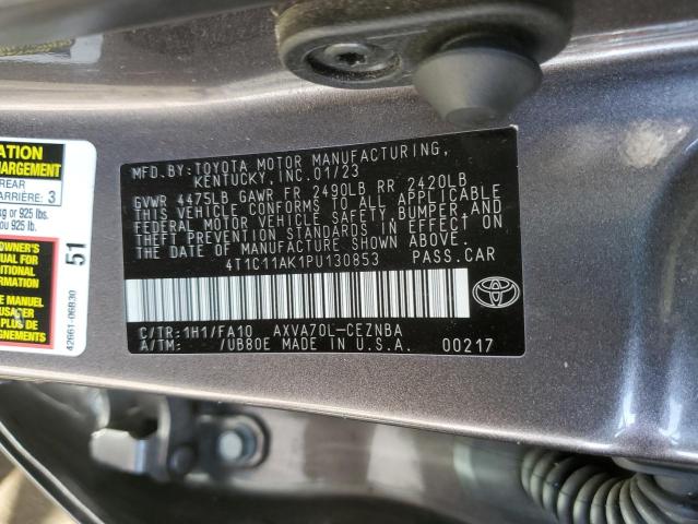 2023 TOYOTA CAMRY LE - 4T1C11AK1PU130853