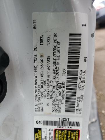 2024 TOYOTA TUNDRA CREWMAX SR 5TFLA5DB9RX186502