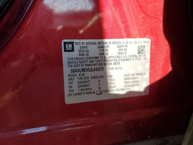 2018 GMC TERRAIN SL - 3GKALMEV5JL343273
