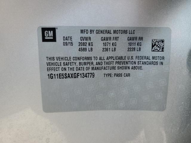 2016 CHEVROLET MALIBU LIM - 1G11E5SAXGF134779