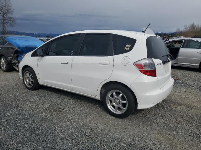 HONDA FIT 2009 white  gas JHMGE88279S057106 photo #3
