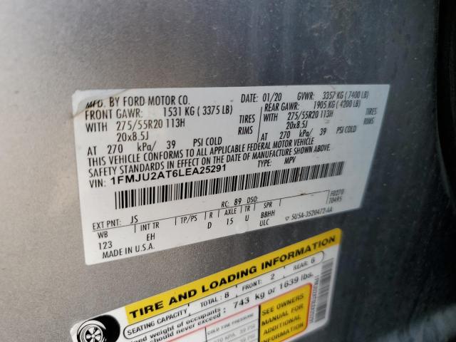 2020 FORD EXPEDITION - 1FMJU2AT6LEA25291