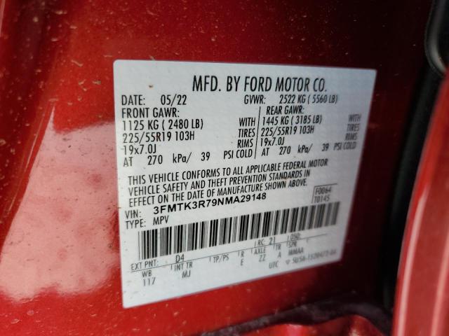 2022 FORD MUSTANG MA - 3FMTK3R79NMA29148