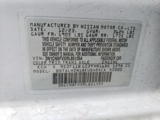 2024 NISSAN VERSA SR - 3N1CN8FVXRL851354