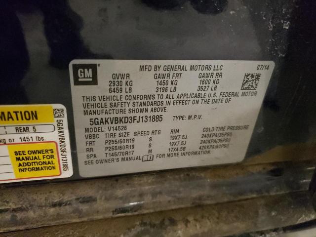 2015 BUICK ENCLAVE - 5GAKVBKD3FJ131885