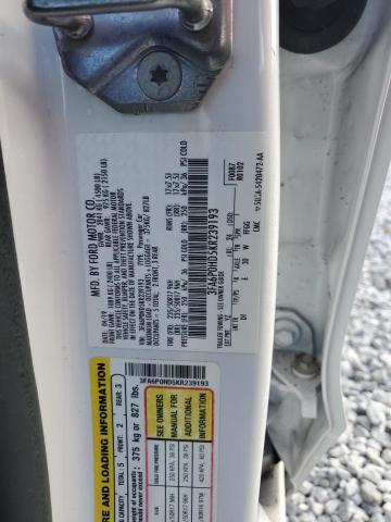 2019 FORD FUSION SE #3305307346