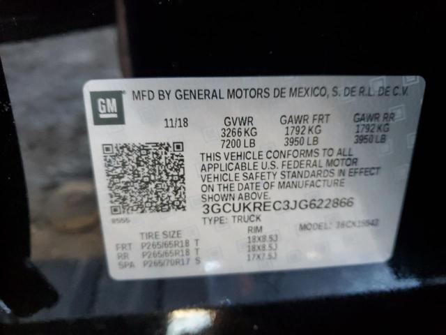 2018 CHEVROLET SILVERADO - 3GCUKREC3JG622866