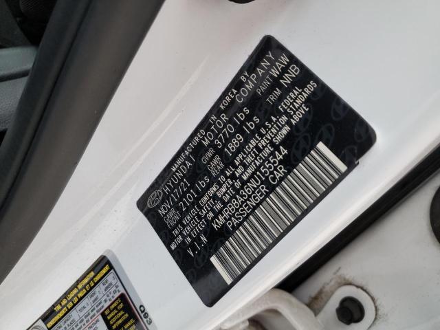 KMHRB8A36NU155544 2022 HYUNDAI VENUE