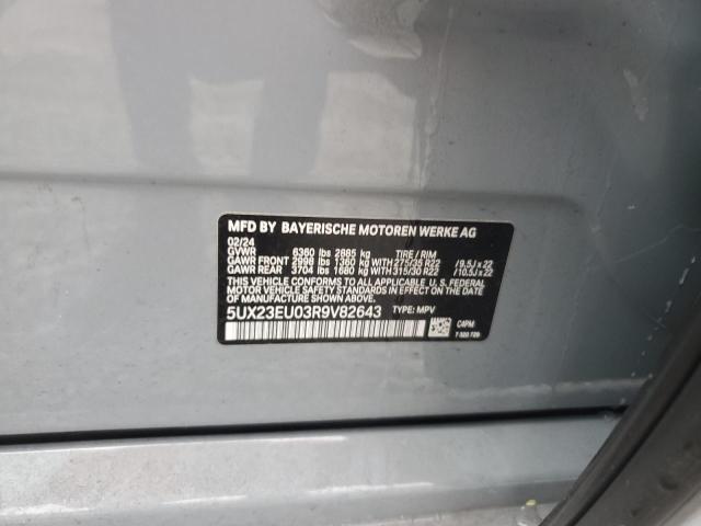 2024 BMW X5 XDRIVE4 - 5UX23EU03R9V82643