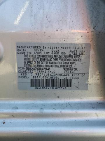 2024 NISSAN VERSA S - 3N1CN8DV7RL875548