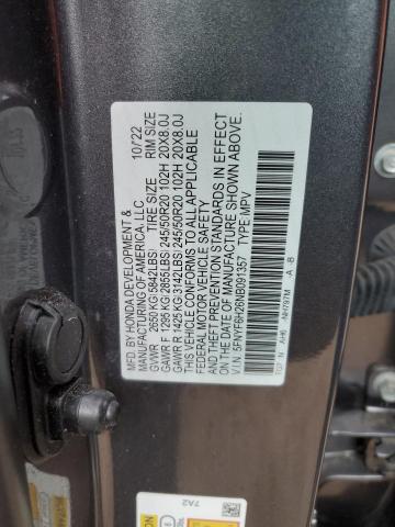 2022 HONDA PILOT SE - 5FNYF6H26NB091357