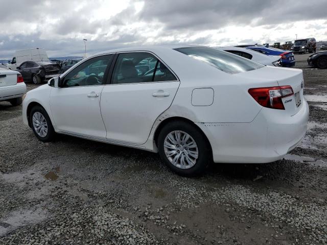 TOYOTA CAMRY L 2013 white  gas 4T1BF1FK3DU638730 photo #3