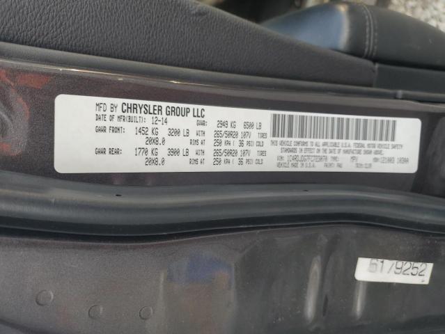 2015 DODGE DURANGO LI - 1C4RDJDG7FC723070