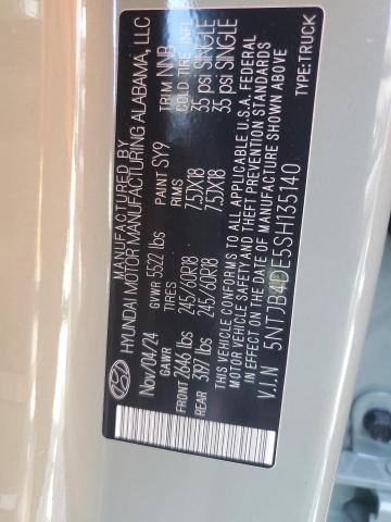 2025 HYUNDAI SANTA CRUZ - 5NTJB4DE5SH135140