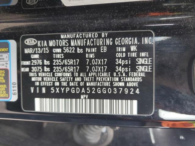 2016 KIA SORENTO LX - 5XYPGDA52GG037924