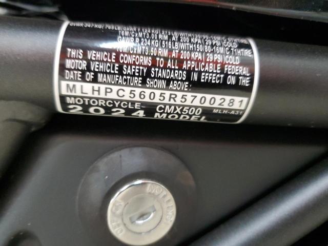 2024 HONDA CMX500 MLHPC5605R5700281
