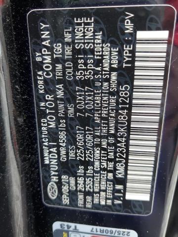 2019 HYUNDAI TUCSON SE - KM8J23A43KU841285