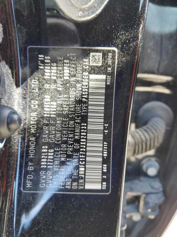 2018 HONDA CIVIC EXL - JHMFC1F73JX028233