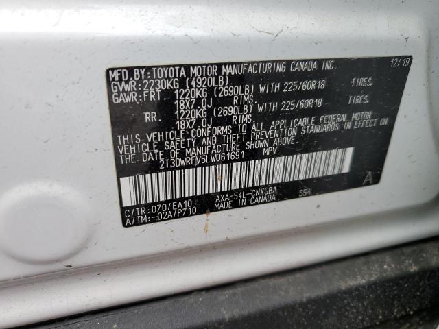 2020 TOYOTA RAV4 LIMIT - 2T3DWRFV5LW061691