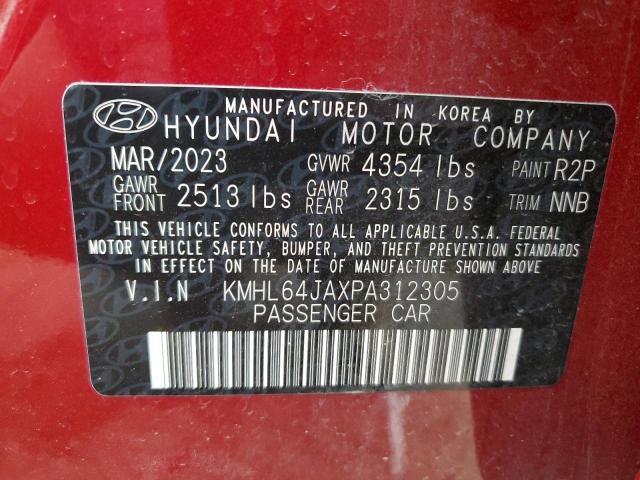 KMHL64JAXPA312305 2023 HYUNDAI SONATA
