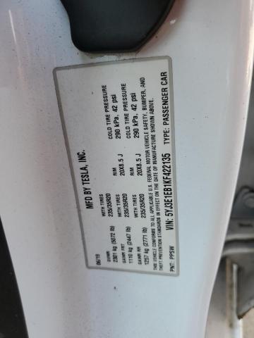 2019 TESLA MODEL 3 - 5YJ3E1EB1KF422135