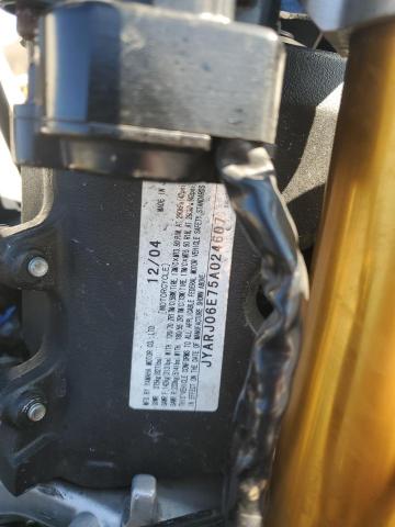 2005 YAMAHA YZFR6 L JYARJ06E75A024607