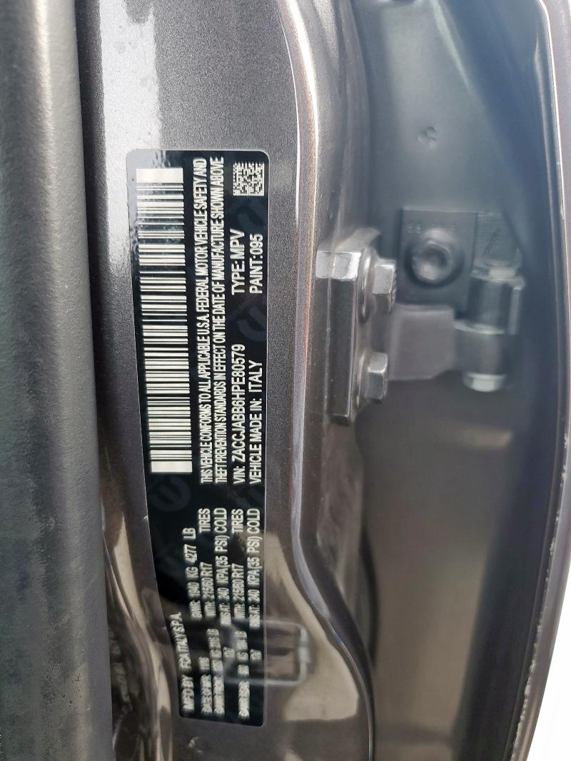 2017 JEEP RENEGADE L - ZACCJABB6HPE80579