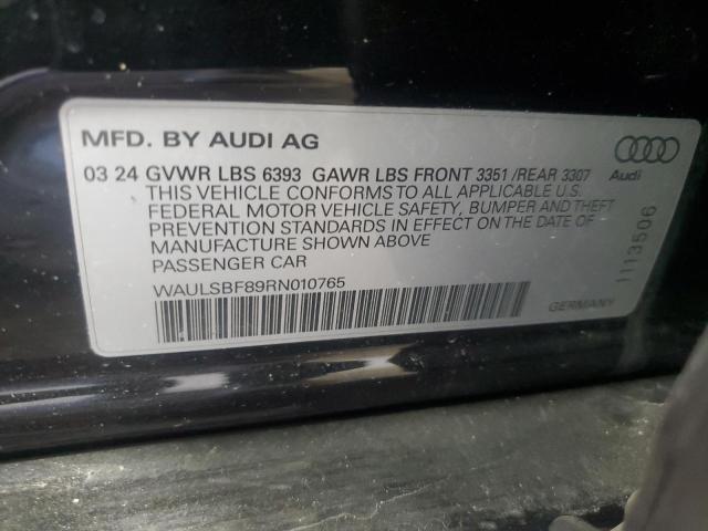 2024 AUDI S8 - WAULSBF89RN010765