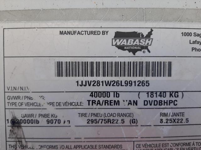 2006 WABASH TRA/REMVAN #3114743294