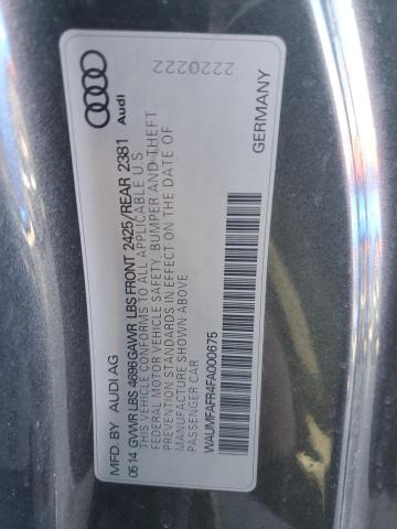 2015 AUDI A5 PREMIUM - WAUMFAFR4FA000675