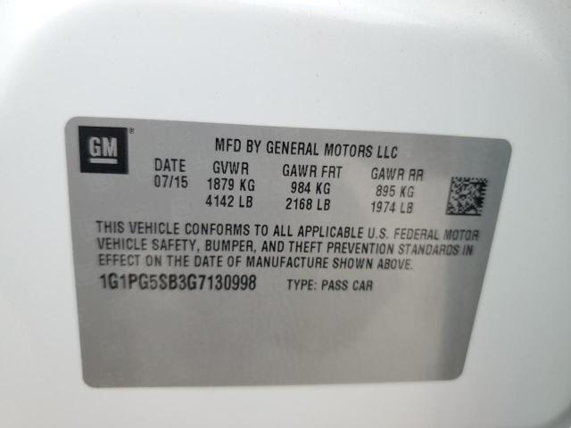 2016 CHEVROLET CRUZE LIMI - 1G1PG5SB3G7130998