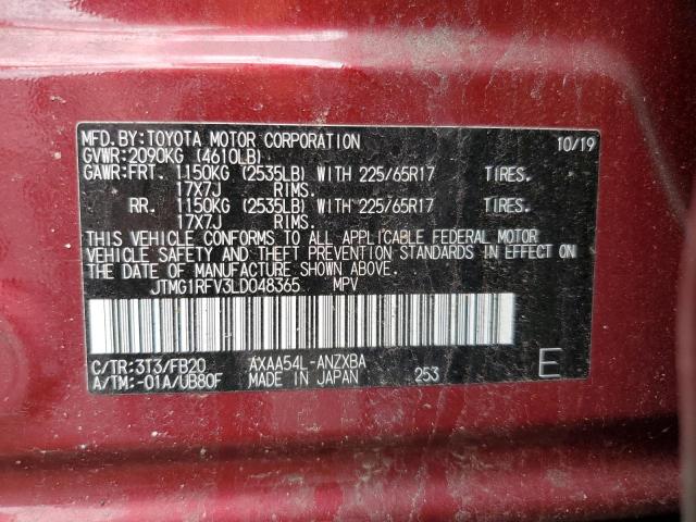 2020 TOYOTA RAV4 LE - JTMG1RFV3LD048365