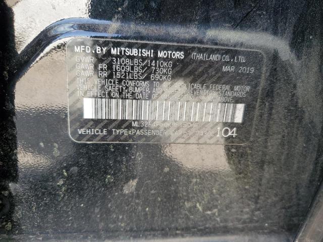 2019 MITSUBISHI MIRAGE G4 - ML32F4FJ0KHF15086