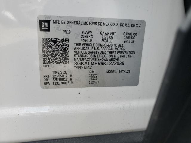 2019 GMC TERRAIN SL - 3GKALMEV6KL372086