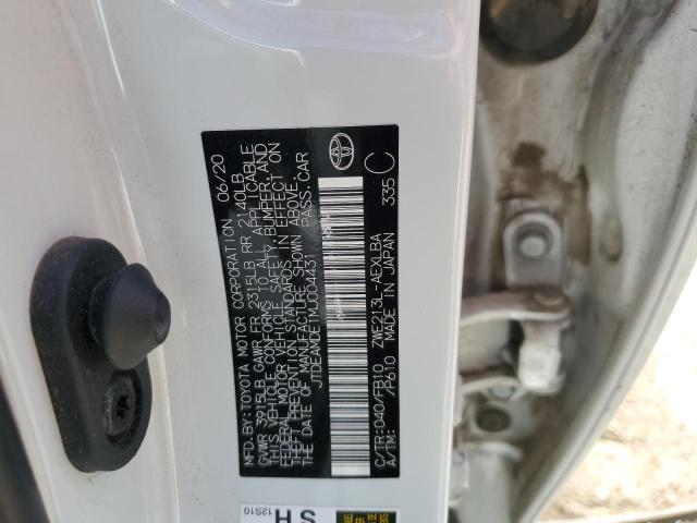 2021 TOYOTA COROLLA LE - JTDEAMDE1MJ004431