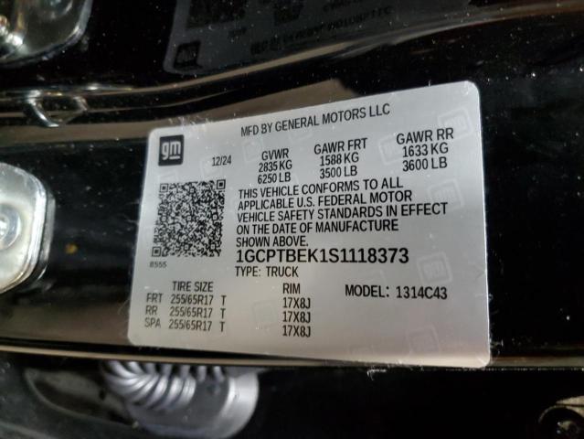 2025 CHEVROLET COLORADO - 1GCPTBEK1S1118373