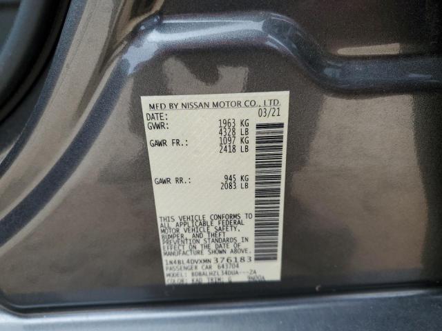 2021 NISSAN ALTIMA SV - 1N4BL4DVXMN376183