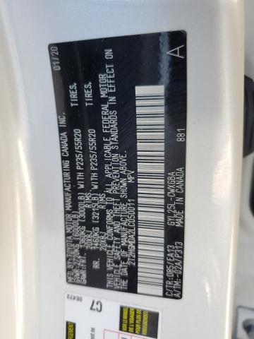 2020 LEXUS RX 450H - 2T2HGMDA2LC050011