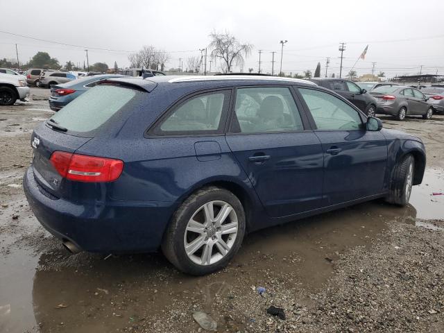 AUDI A4 PREMIUM 2011 blue station gas WAUSFAFL0BA066671 photo #4