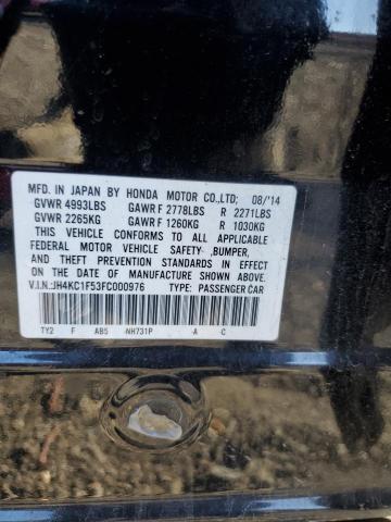 2015 ACURA RLX TECH - JH4KC1F53FC000976