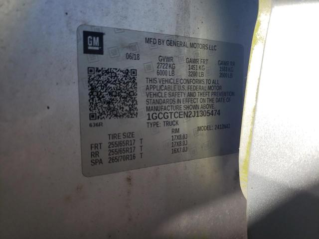 2018 CHEVROLET COLORADO L - 1GCGTCEN2J1305474