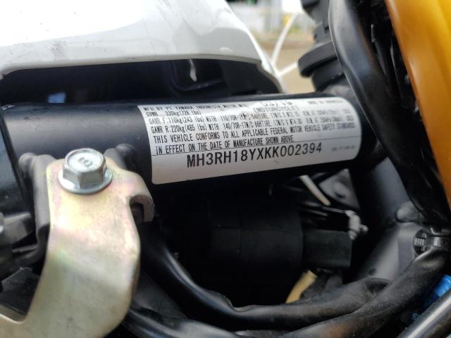 2019 YAMAHA YZFR3 A MH3RH18YXKK002394