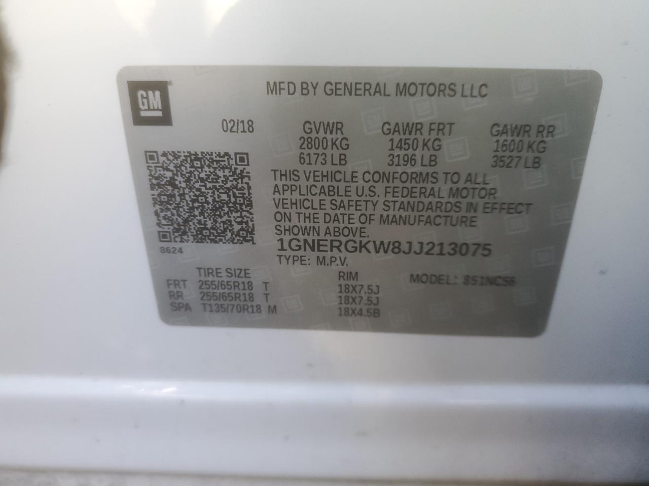 CHEVROLET TRAVERSE LT