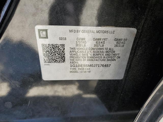 2018 CHEVROLET CRUZE LT - 1G1BE5SM0J7176457