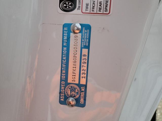 2023 CHEVROLET CAMARO ZL1 1G1FK1R60P0105089